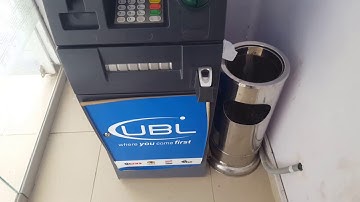 UBL ATM Use Karne ka Tarika 2019