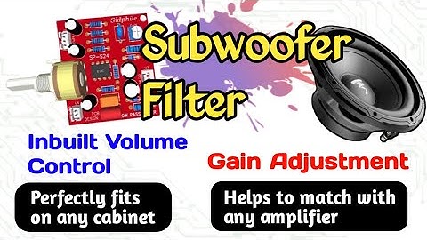 how to lowpass filter 🔥💥#29th | subwoofer filter 💯| sallen key