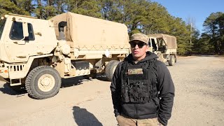 U.S. Air Force Technical Sergeant Michael Pauley, NCOIC of the Urban lane is interviewed