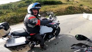 Following a BMW GS: Crazy Local in the Alps