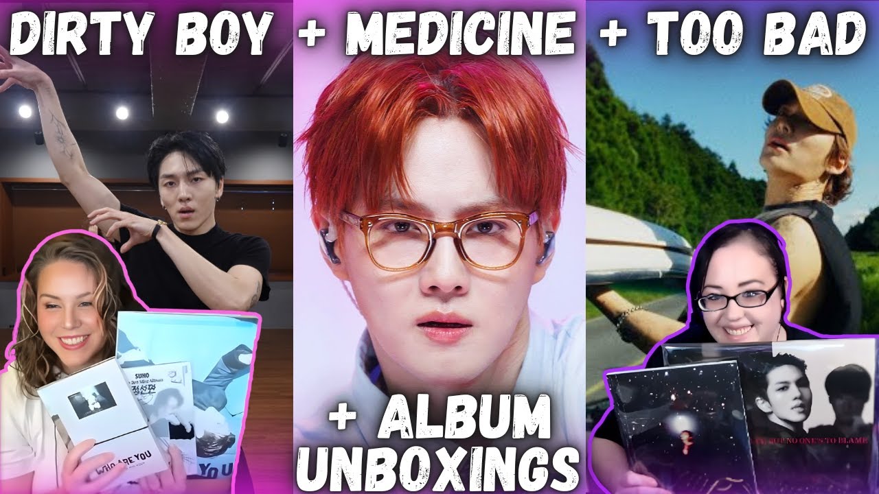 Unboxing Binge! | KINO, SUHO, & JUNHEE | K-Cord Girls Reaction