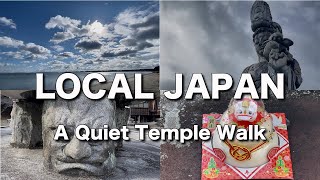 Quiet Walk to a Local Japanese Temple by the Sea | Tokishi Kannon, Aichi screenshot 4