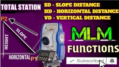 How to use MLM function in total station Sokkia CX105|MLM|Full Details|Urdu