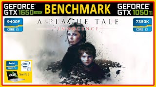 A Plague Tale: Innocence | BENCHMARK (GTX 1650 Super / GTX 1050 Ti / Acer Swift 3)