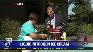 How to make liquid nitrogen ice cream