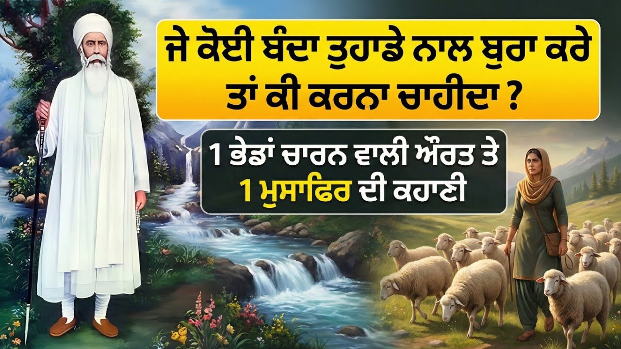 ਕੋਈ ਬੰਦਾ ਤੁਹਾਡੇ ਨਾਲ ਬੁਰਾ ਕਰੇ ਤਾਂ ਕੀ ਕਰਨਾ ਚਾਹੀਦਾ? || ਭੇਡਾਂ ਚਾਰਨ ਵਾਲੀ ਔਰਤ ਦੀ ਕਹਾਣੀ || ਬਾਬਾ ਨੰਦ ਸਿੰਘ ਜੀ