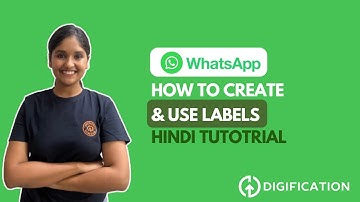 How to create and use Labels on Whatsapp Business in Hindi