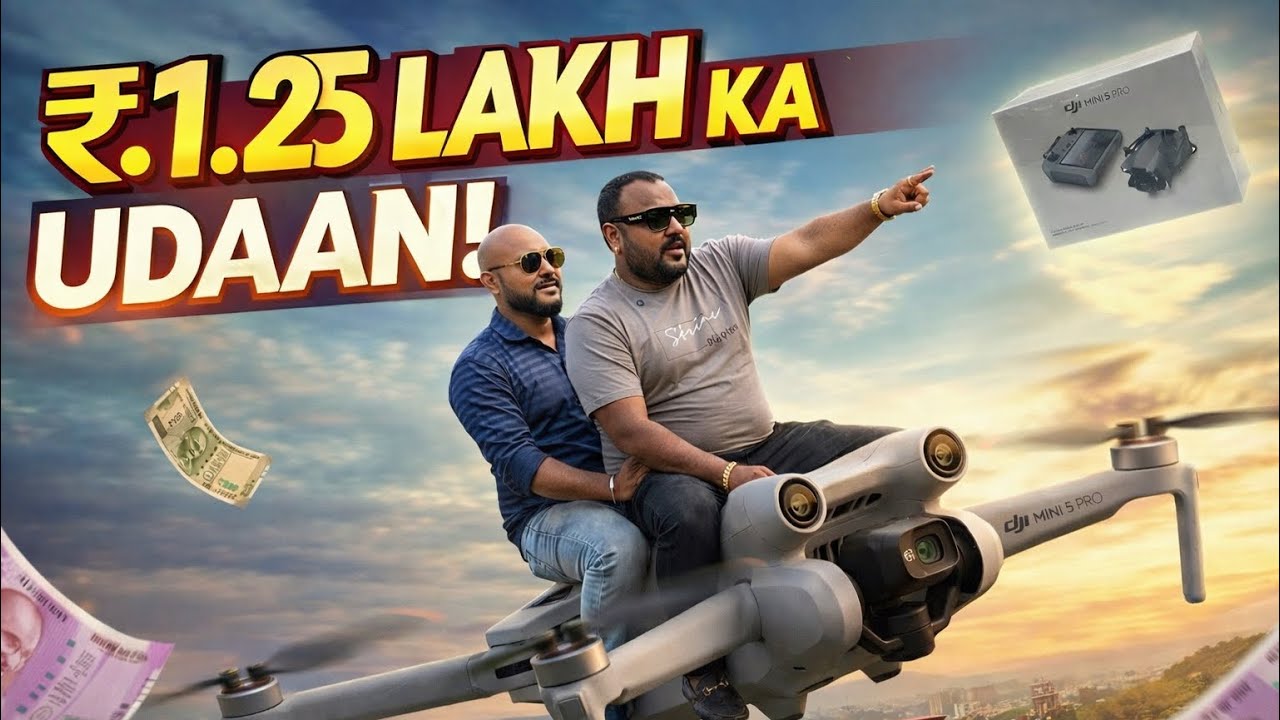 Finally Bought a ₹1.25 Lakh Drone! 🚁 | DJI Mini 5 Pro