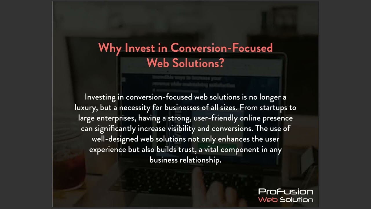 Conversion Focused Web Solutions