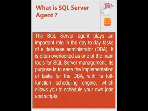 What is SQL Server Agent -MS SQL Server Interview ask question