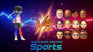 Nintendo Switch Sports - Locally All Sports Champion Match On Mii Legends (CPU Legend Difficulty!) screenshot 2