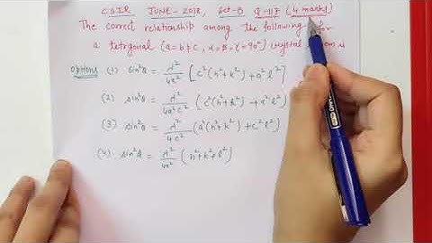 Solid State Question Csir June 2018