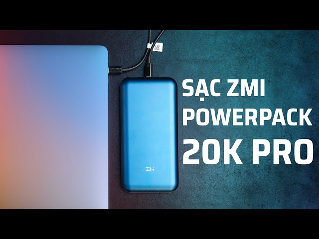 Trên tay pin dự phòng ZMI PowerPack 20K Pro 65W sạc nhanh cho iPhone hay Mac, siêu nhanh cho Samsung