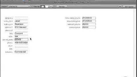FileMaker Tutorial - 033 - Records Menu pt 3