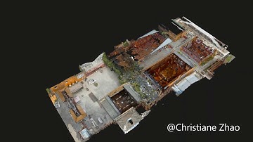 3D Photogrammetry Point Cloud Temple Kai Yuan Si