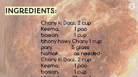 How to add Ingredients list in Video?  Cooking Video men ingredient list kesy dalain? @gtubezgaming