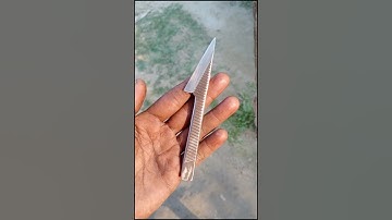 Making a knife from a FILE #forge #blacksmith #asmr #knife #file