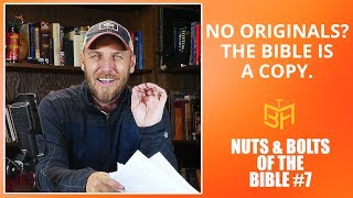 No Originals? The Bible Is a Copy.
