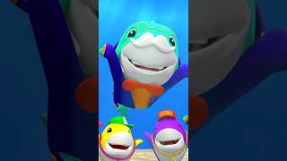 Kaboochi Tiburón Bebé Desafío De Baile #ytshorts #funny #cancióninfantil #animación #musica