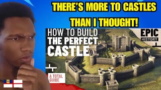 caribbean british guy reacts to How to Build the Perfect Medieval Castle epic history tv reaction