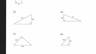 How to find the missing leg length using the Pythagorean theorem