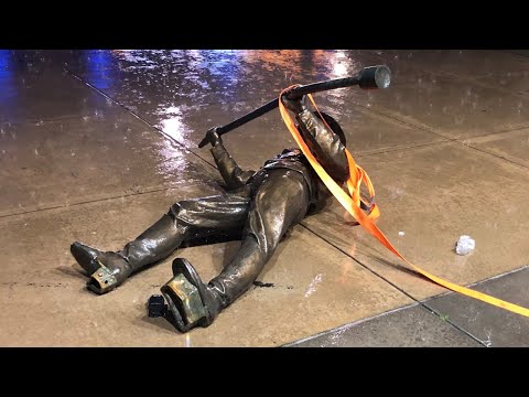 North Carolina protesters tear down Confederate statue in Raleigh | George Floyd protests