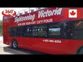 Victoria bc double decker hopon hopoff sightseeing bus 360 tour