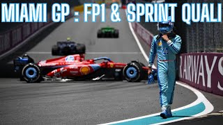 FORMULA 1 MIAMI GP : FP1 & SPRINT QUALI