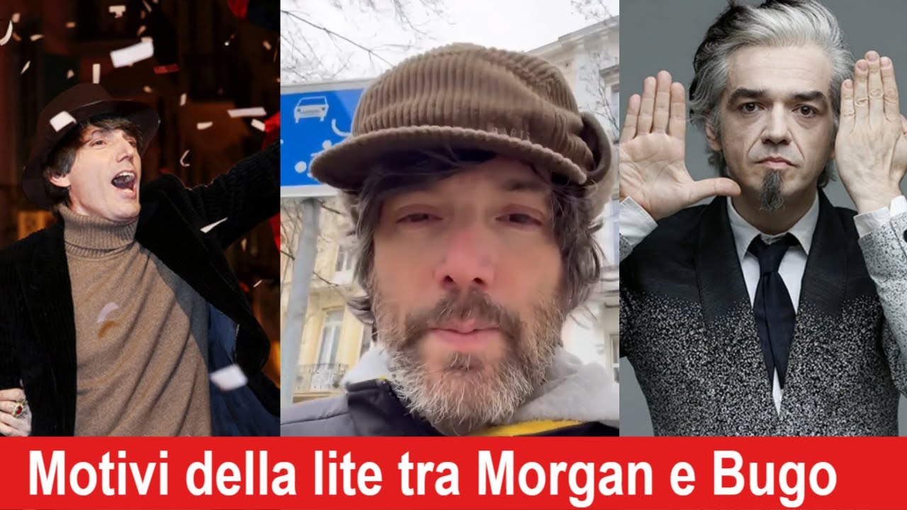 Motivi della lite tra Morgan e Bugo Su Instagram #litebugomorgan - YouTube
