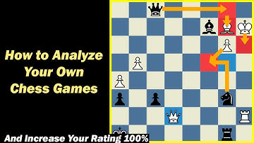 How to Analyze Your Own Chess Games || Chess Analysis Beginners || Improve Your Chess Rating Today
