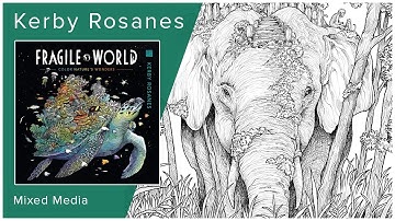 Livestream | Kerby Rosanes Fragile World - Asian Elephants | Mixed Media