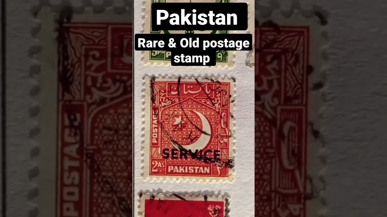 Rare and old postage stamp,