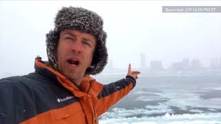 Winter storm warning remains in effect in Detroit, Michigan