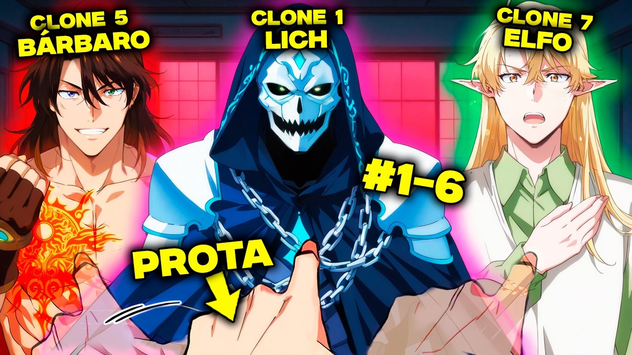 Ele Pode Usar VARIAS CLASSES SSS com a HABILIDADE de CLONES e Upar 99x Mais Rápido - Manhwa Recap