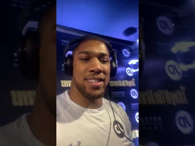 Anthony Joshua live stream February 28, 2021