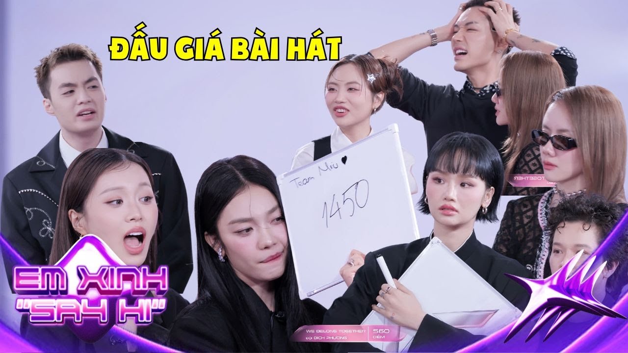 Màn đấu giá bài hát CĂNG NÃO của Em Xinh 