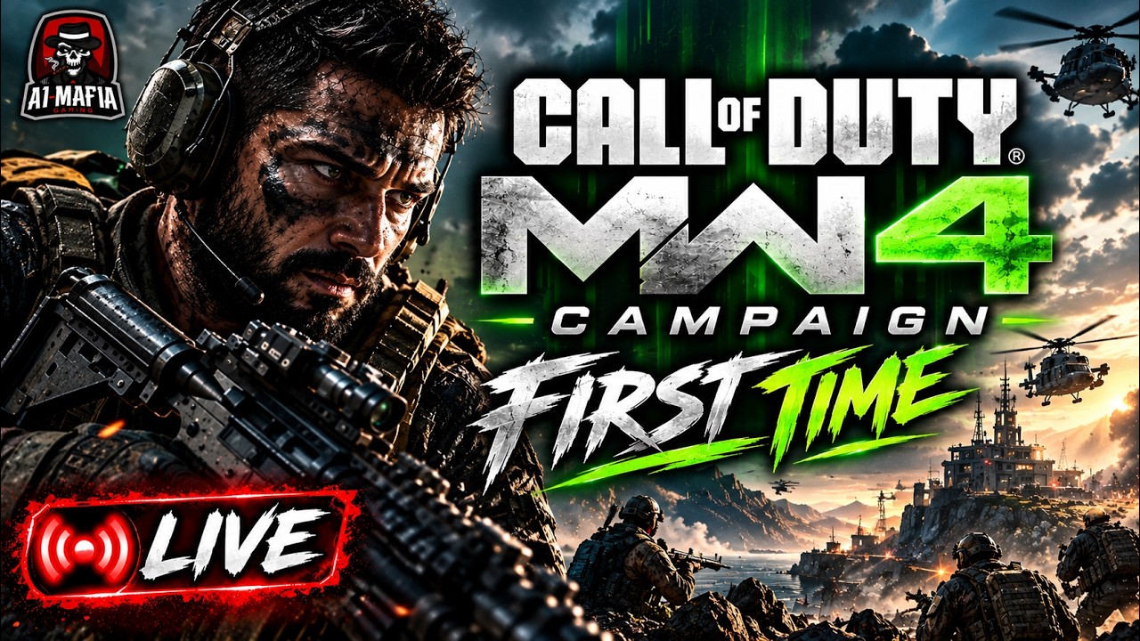FIRST TIME PLAYING MW4 CAMPAIGN! | PS5 | !a1 !luv