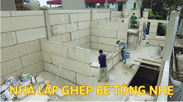 Nhà lắp ghép bê tông nhẹ - xu hướng vật liệu xây dựng mới