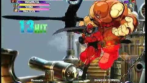 MvC2 Online (360): Brett (MSP) vs DumpinClipz (Jug/Tron/OR) 1 .:2.17.10:.