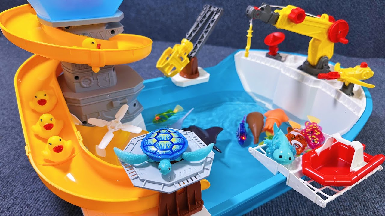 14 minutes of satisfying unboxing，Zuru Robo Alive Boats & Sliding Ship Playset ASMR | Toy Review