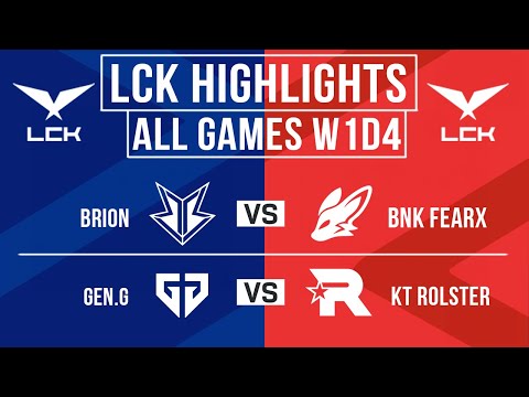 LCK Highlights ALL GAMES Week 1 Day 4 | LCK CUP 2026
