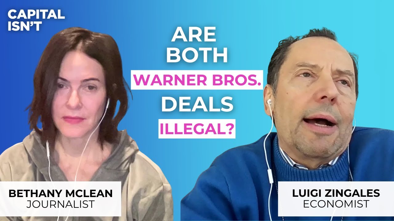 Следует ли запретить Netflix и Paramount покупать Warner Bros.? | Capitalisn't Clips