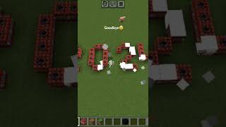 Goodbye😢 2024 #2024 #2025 #minecraft Subscribe #tnt