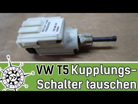 VW T5 Kupplungsschalter tauschen || SCHALLDOSE ON TOUR