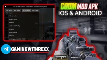 COD Mobile Hack/Mod Menu iOS & Android ! CODM Mod APK  ! [ WallHack + AimBot ] ! 