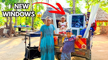 Aluminum Sliding Windows Installed🪟 + Swordfish Coconut Curry & Mashed Pumpkin 🍛Dream Home in Africa