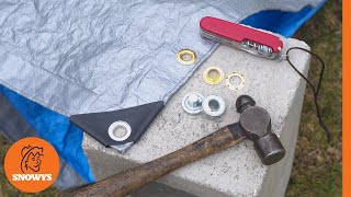How to Put Grommets or Eyelets into a Tarp