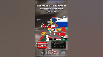 The most liked comment to delete a Country (part 2) #geography #map #mapper #trending #culture