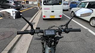 電動バイク？自転車？COSWHEEL MIRAI500w 広島MC SHOP DESMOにて試乗してみた