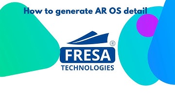 How to generate AR OS detail in Fresa Application